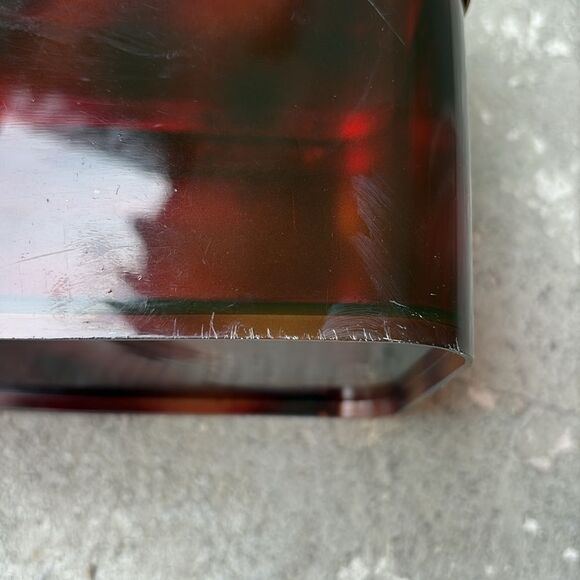 Vintage 1970s faux tortoiseshell bag - Picture 6 of 11